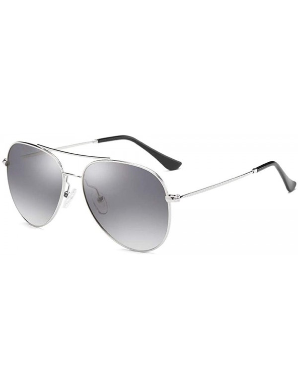 Rimless Polarized Gradient Light Color Fashion Men'S Sunglasses Driving Sunglasses Driver Mirror - CI18X5HGR3R $44.06