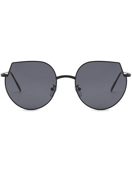 Rimless Men's Women's Sunglasses Fashion Glasses Irregular-shaped Eyeglasses Trendy Vintage Retro Personality Sun Glasses - C...