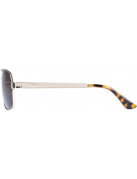 Round SANTANA Gale Polarized Round Sunglasses - Shiny Gold - C9188KK45ZA $39.21