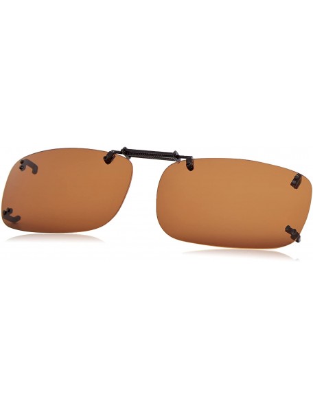Sport Haven-15 Rec Rectangular Sunglasses - Amber/Yellow - CF11KCBXMAX $49.64