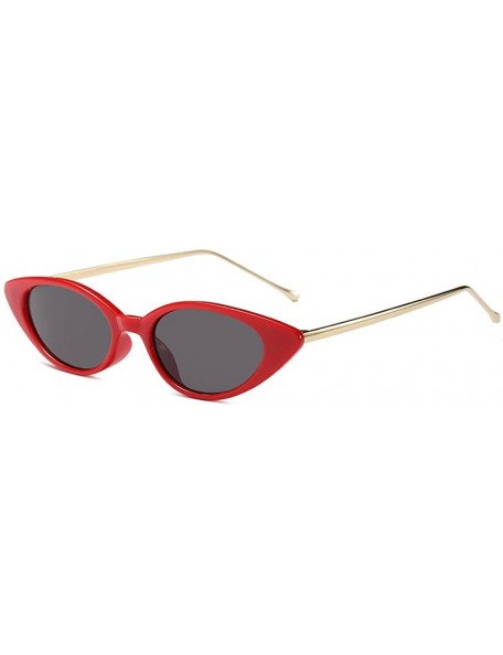 Oversized Womens Fashion Small-Frame Glasses Sunglasses Vintage Metal Frame UV400 - Style 06 - CD18GULNNIU $22.49