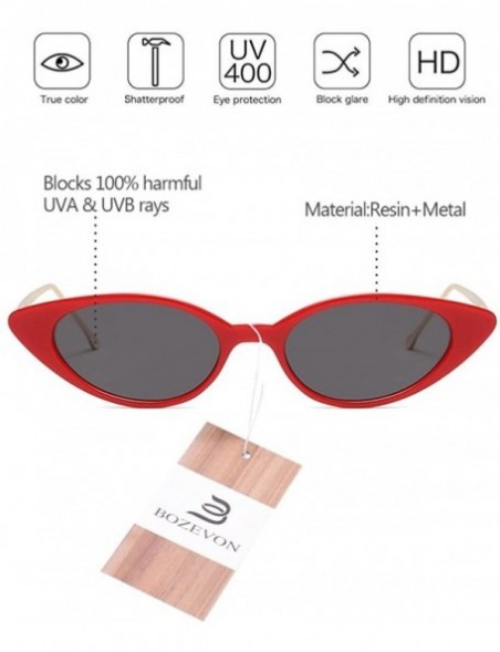 Oversized Womens Fashion Small-Frame Glasses Sunglasses Vintage Metal Frame UV400 - Style 06 - CD18GULNNIU $10.20