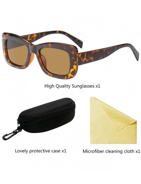 Goggle Retro Star Style Womens Sunglasses Goggles UV400 Eyeglasses for Summer - Brown - CM18G84RQEU $10.60