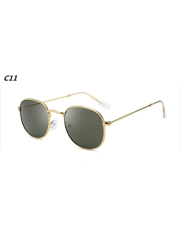 Oval Luxury Sunglasses Women/Men Brand Designer Glasses Lady Oval Sun Small Metal Frame Oculos De Sol Gafas - C11 - C5197A36Y...