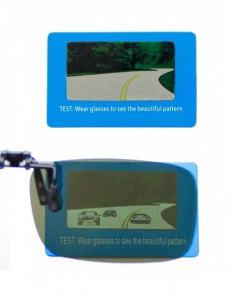 Rectangular Clip On Polarized Sunglasses [Blocking UV] Classic Sun Glasses for Men/Women - 1200y04 - CE12BSJGYA7 $8.95