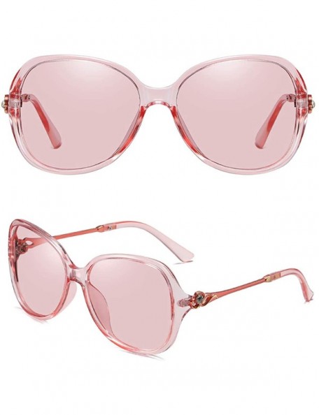 Sport Photochromic Sunglasses-Women Polarized Sun Glasses-Anti-glare Shade Glasses - C - CW190OKNXH3 $66.42