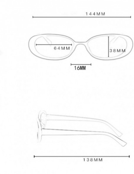 Rectangular Vintage Retro Small Frame Sunglasses Unisex Fashion Sun Glasses For Men/Women - D - CZ18NULKOQA $9.64