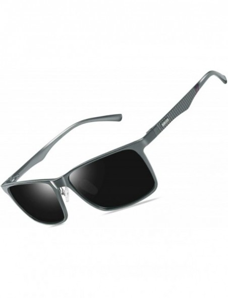 Sport Mens Polarized Driving Sunglasses For Mens Women Al-Mg Metal Frame Lightweight Fishing Sports Outdoors - CO18ZDECWIK $2...