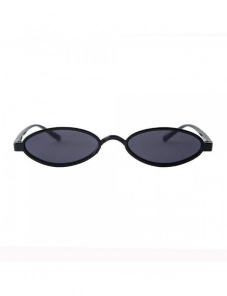 Wrap Women Fashion Unisex Oval Shades Sunglasses Integrated UV Glasses - G - C818TOWMKDY $7.46