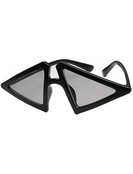 Sport Fashion Accessories for Fashion Chic Retro Triangle Outdoor Sports UV400 Sunglasses - Yellow Purple Lens - CG194TEQE5G ...