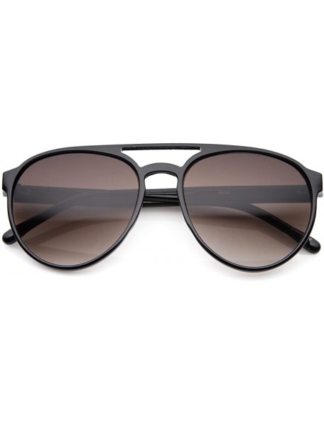 Aviator Thin Crafted Retro Plastic Aviator Sunglasses - Matte-black Lavender - CO11XUNSWVZ $12.23