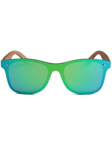 Cat Eye Personality One Piece Sunglasses Protection - Green - C518USNDIQW $13.25