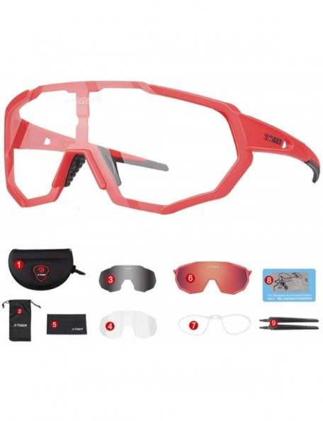 Sport Photochromic Polarized Cycling Sunglasses - 8 - C518AWAEHN9 $26.77