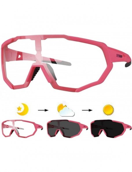 Sport Photochromic Polarized Cycling Sunglasses - 8 - C518AWAEHN9 $26.77