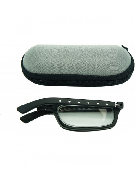 Rectangular Pocket FOLDING Reading Glasses R9299PZ - Black - CO12FA0EF65 $14.40