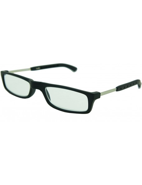 Rectangular Pocket FOLDING Reading Glasses R9299PZ - Black - CO12FA0EF65 $14.40