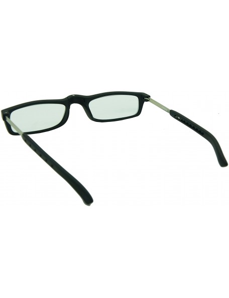 Rectangular Pocket FOLDING Reading Glasses R9299PZ - Black - CO12FA0EF65 $14.40