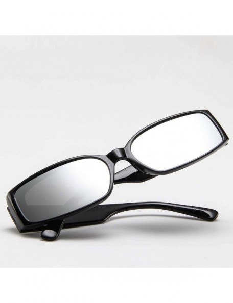 Oversized Polarized UV Protection Sunglasses for Men Women Full rim frame Rectangle Acrylic Lens Plastic Frame Sunglass - CX1...
