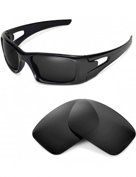 Sport Replacement Lenses for Oakley Crankcase Sunglasses - Multiple Options Available - Black Non-Polarized - CY126GMVB8R $10.62