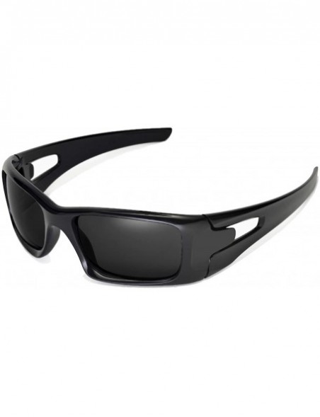 Sport Replacement Lenses for Oakley Crankcase Sunglasses - Multiple Options Available - Black Non-Polarized - CY126GMVB8R $10.62