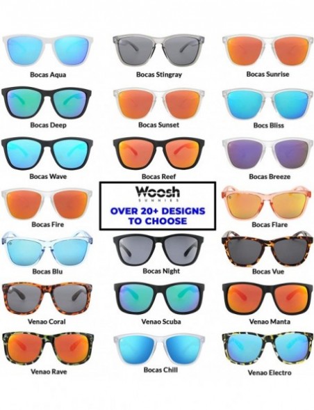 Wayfarer Polarized Lightweight Sunglasses for Men and Women -Unisex Sunnies for Fishing Beach Running Sports and Outdoors - C...