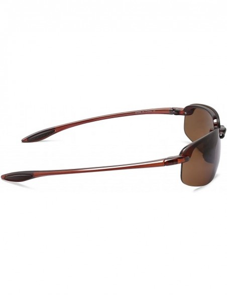 Sport Sports Sunglasses for Men Women Tr90 Rimless Frame for Running Fishing Baseball Driving MJ8001 - CK18HCXMEWQ $11.57