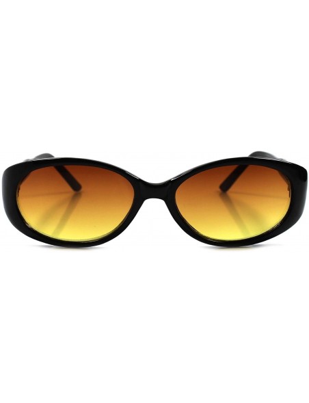 Cat Eye Classic Vintage Rockabilly 70s Black Brown Cat Eye Sunglasses - C118024250S $14.34