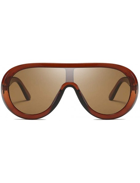 Square Sunglasses Polarized Oversized Personality - E - CW18TZ8URD4 $19.34