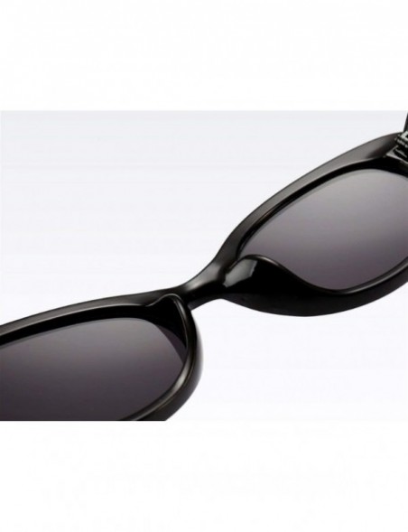 Oval Sunglasses belittled Oval Low Sunglasses - Eye Glasses Casual Fashion Sunglasses (Color B) - B - CS199N4HKU6 $47.86