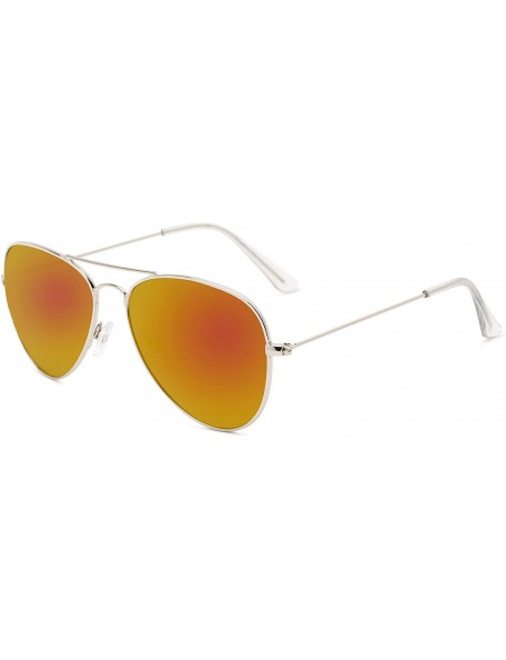 Aviator Sunglass Warehouse Santorini - Polarized Plastic Aviator Men's & Women's Full Frame Sunglasses - CN12O0PT9KG $16.84