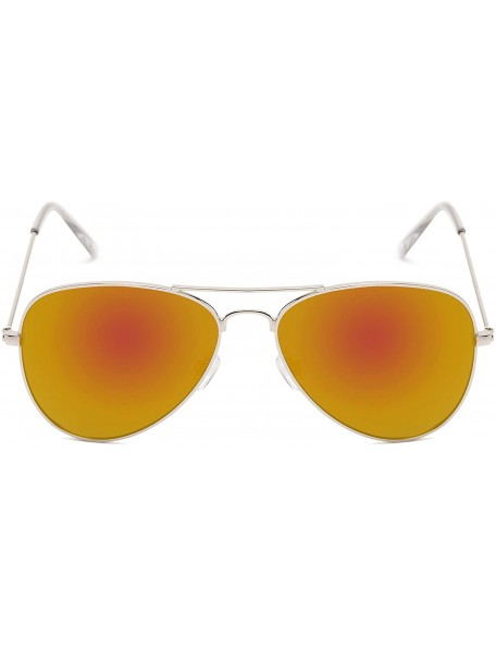 Aviator Sunglass Warehouse Santorini - Polarized Plastic Aviator Men's & Women's Full Frame Sunglasses - CN12O0PT9KG $16.84