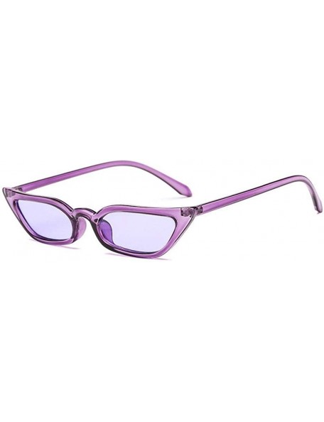 Aviator New Cat Eye Sunglasses Boutique Fashion Small Box Glasses Popular C1 - C5 - CI18YZWLTUY $9.97