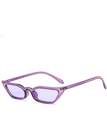 Aviator New Cat Eye Sunglasses Boutique Fashion Small Box Glasses Popular C1 - C5 - CI18YZWLTUY $9.97