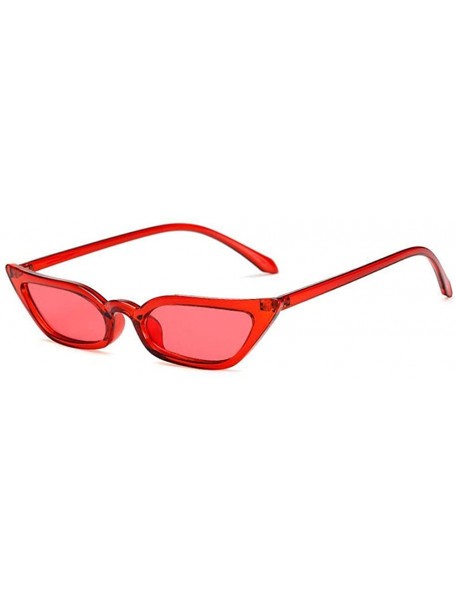 Aviator New Cat Eye Sunglasses Boutique Fashion Small Box Glasses Popular C1 - C5 - CI18YZWLTUY $9.97