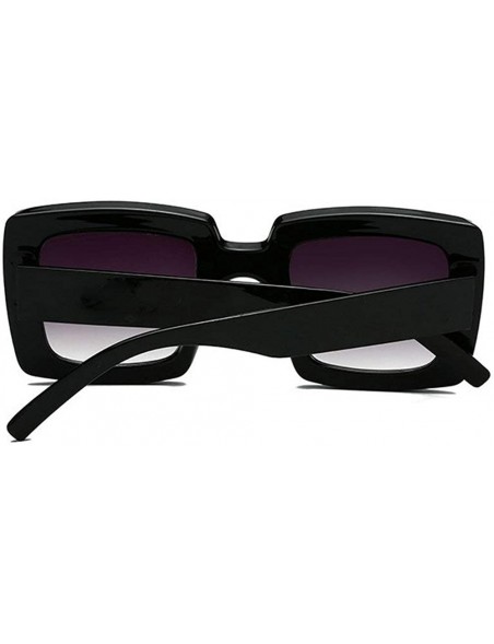 Oversized Sunglasses Diamond Oversized Glasses Fashion - Black - C718Q87QX9W $11.61