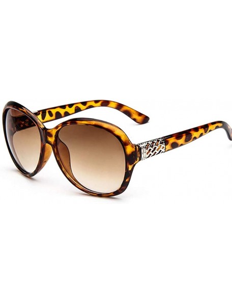 Rimless Retro Classic Trendy Stylish Sunglasses For Men Women-UNBREAKABLE Frame-Oval - E - C91905ZETC5 $23.69