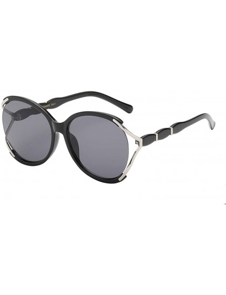 Round Western Fashion Round Sunglasses. - Black - C7190QQEDZK $28.79