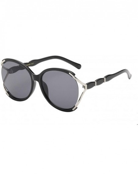 Round Western Fashion Round Sunglasses. - Black - C7190QQEDZK $28.79