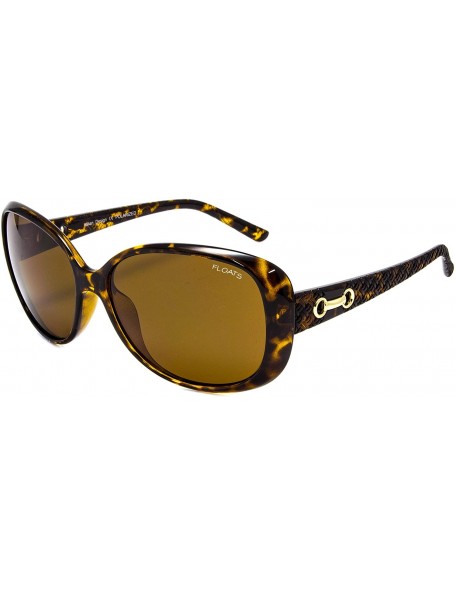 Sport Polarized Sunglasses F-4318 Butterfly Polarized Fashion Sunglasses - UV Protection - Brown Tortoise - CT18WEHGQDD $41.63