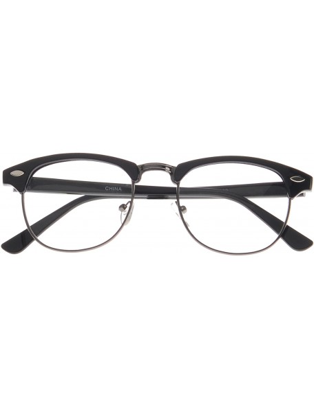 Wayfarer Retro Horn Rimmed Fashion Glasses Classic Cool Edition - C911MFFJ925 $9.26