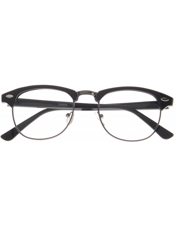 Wayfarer Retro Horn Rimmed Fashion Glasses Classic Cool Edition - C911MFFJ925 $9.26