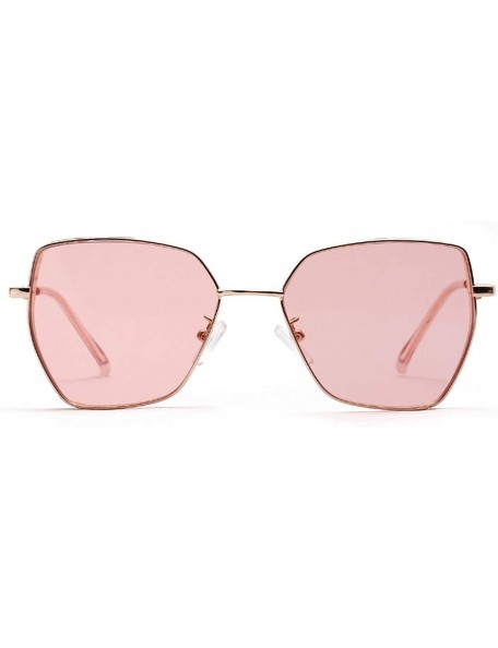 Rimless Retro Classic Polygon Oversized Sunglasses Men Women Luxury Vintage Metal Frame Mirrors Square Sun Glasses - 3 - CZ19...