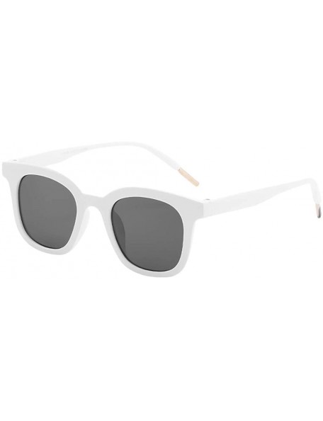 Oversized Unisex Classic Polarized Sunglasses Mirrored Lens Lightweight Oversized Glasses Gradient Lens Sun Glasses - CB18UNY...