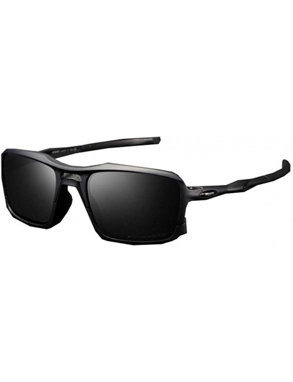 Sport Sports Sunglasses High-end Ultra-Light TR90 Frame True Membrane Polarization Outdoor - Black Gray - C418YZZCM59 $30.08