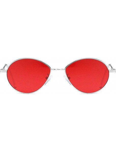 Sport Vintage Sunglasses for Men or Women metal AC UV400 Sunglasses - Red - C718SZU9C22 $46.26