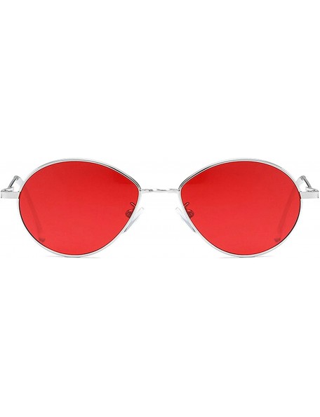 Sport Vintage Sunglasses for Men or Women metal AC UV400 Sunglasses - Red - C718SZU9C22 $16.45