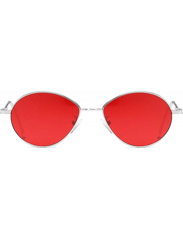 Sport Vintage Sunglasses for Men or Women metal AC UV400 Sunglasses - Red - C718SZU9C22 $16.45