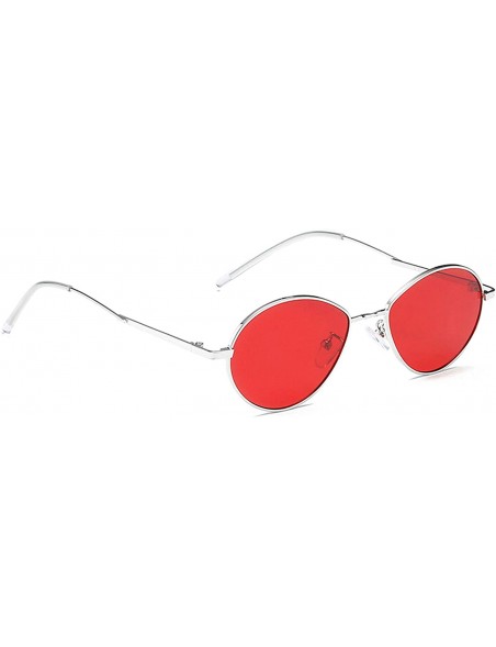 Sport Vintage Sunglasses for Men or Women metal AC UV400 Sunglasses - Red - C718SZU9C22 $16.45