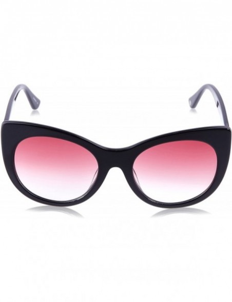 Cat Eye Jeans Womens Women's JJ 1008 Modified Cat Eye Designer UV Protection Sunglasses - Black Frame - CF12NA2W3WT $46.75