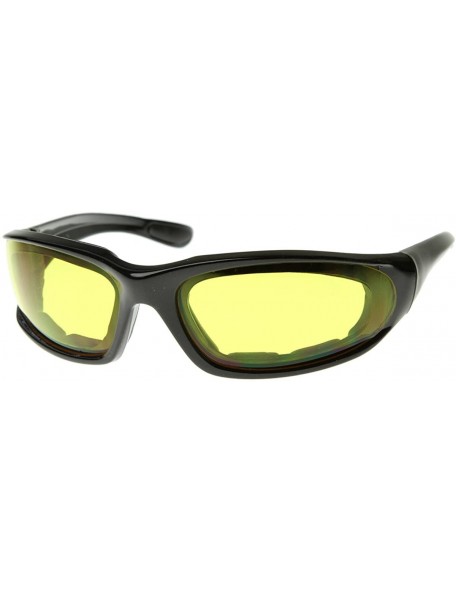 Sport Protective Sports Eyewear Goggles Multisport Safety Padded Glasses (Black Yellow) - CA116NLASIF $16.43